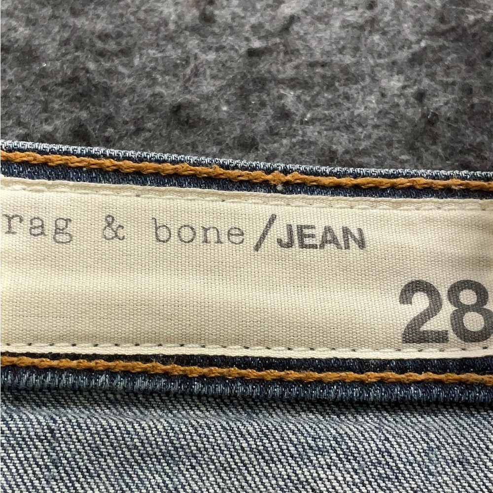 rag & bone Blue and Red Patchwork Boyfriend Jeans… - image 3